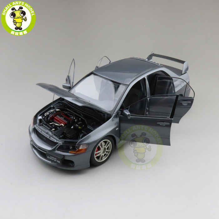 1/18 Super A Mitsubishi Lancer EVO IX 9 GSR Diecast Model Car Gray