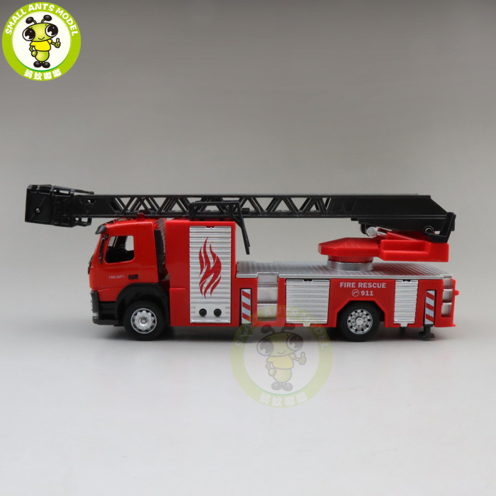 1/50 Volvo FM Ladder Fire Truck Diecast Model CAR Truck Toys kids Gifts