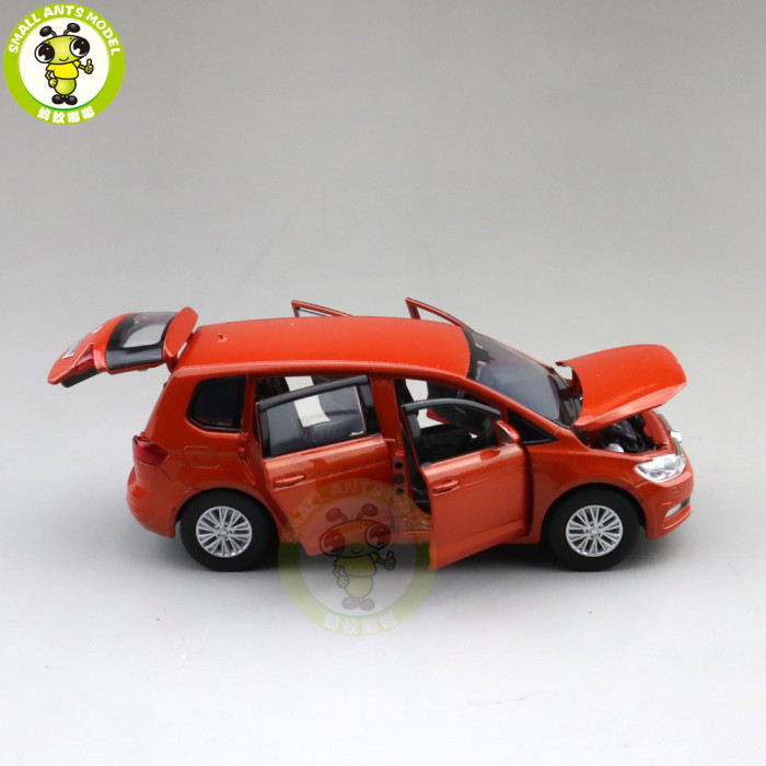 1/32 Jackiekim VW Volkswagen Touran Diecast Model CAR Mpv Van Toys kids Gifts