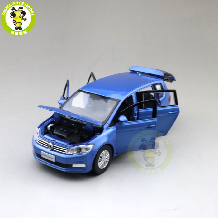 1/32 Jackiekim VW Volkswagen Touran Diecast Model CAR Mpv Van Toys kids Gifts