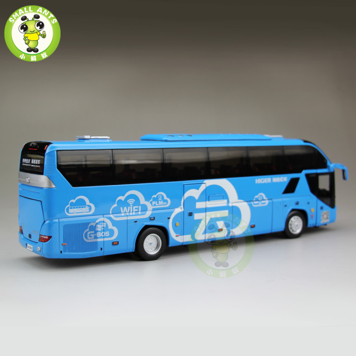 1/43 Gold Dragon Higer KLQ6125 Low-Carbon Bus Diecast Model Car Toys Kids Gifts