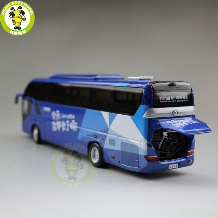 1/43 Gold Dragon Higer KLQ6125 Low-Carbon Bus Diecast Model Car Toys Kids Gifts
