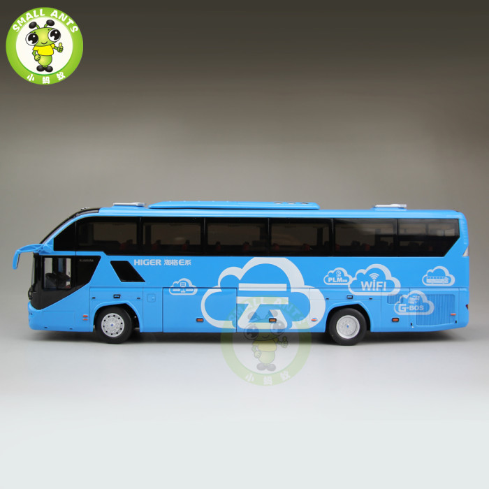 1/43 Gold Dragon Higer KLQ6125 Low-Carbon Bus Diecast Model Car Toys Kids Gifts