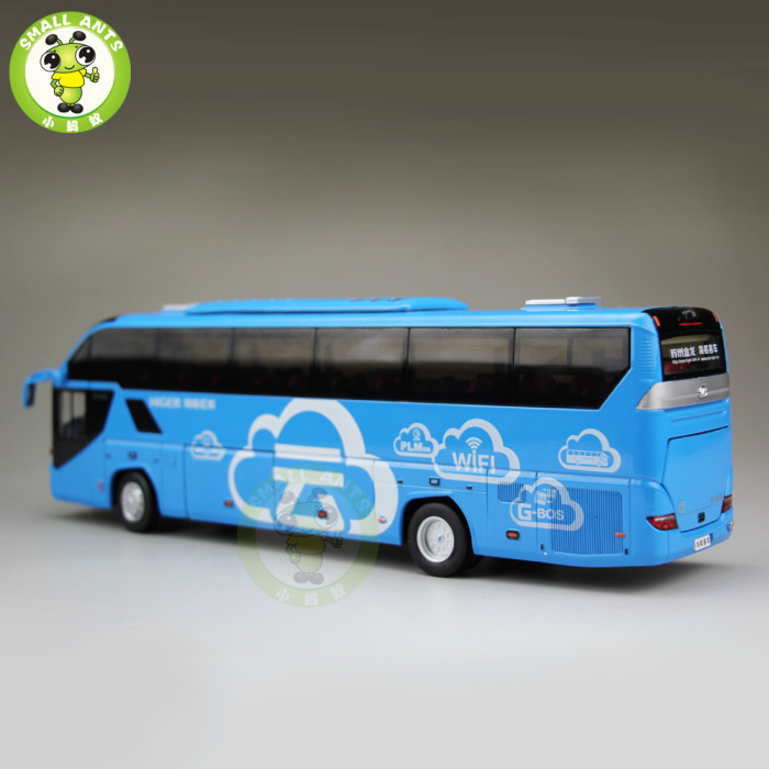 1/43 Gold Dragon Higer KLQ6125 Low-Carbon Bus Diecast Model Car Toys Kids Gifts