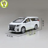 1/29 CAIPO Toyota Alphard Minibus Van MPV Diecast Model Toys Car Boys Girls Kids Gifts