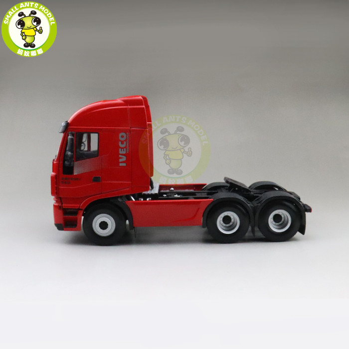 1/24 SAIC HONGYAN GENLVON C500 560 Tractor Trailer Truck Diecast Model Car Boys Man Gifts