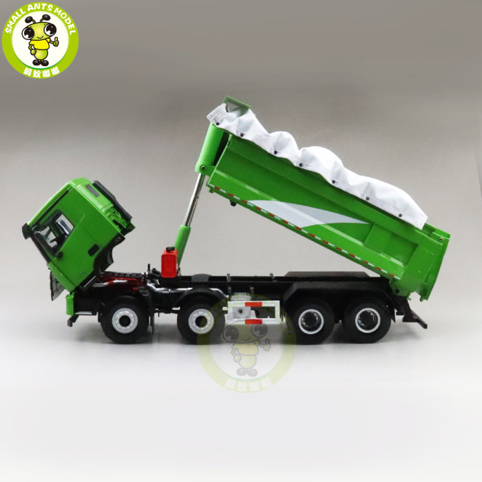 1/24 FOTON AUMAN GTL Muck Transport Vehicle Truck Diecast Model Car Green