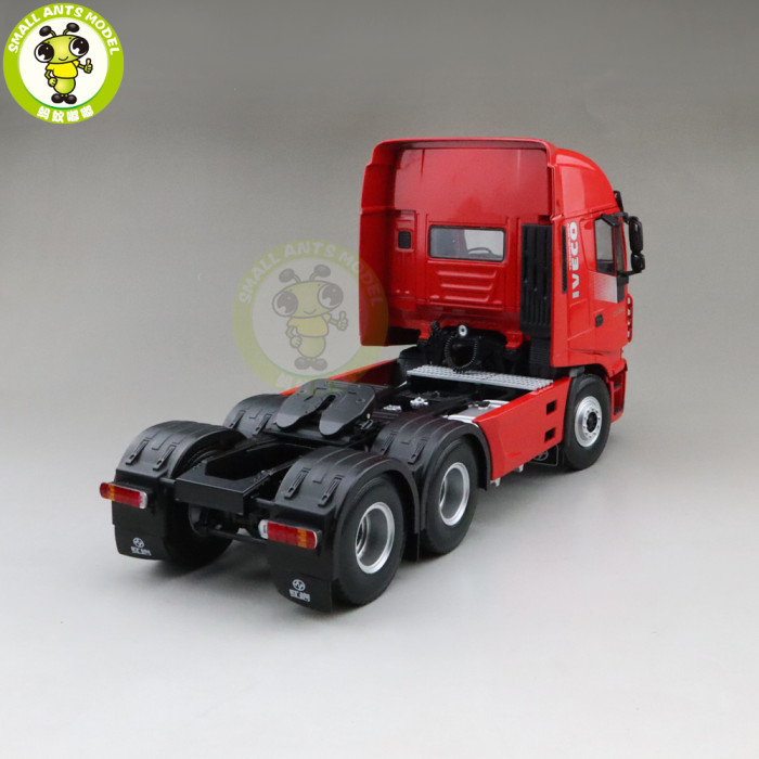 1/24 SAIC HONGYAN GENLVON C500 560 Tractor Trailer Truck Diecast Model Car Boys Man Gifts