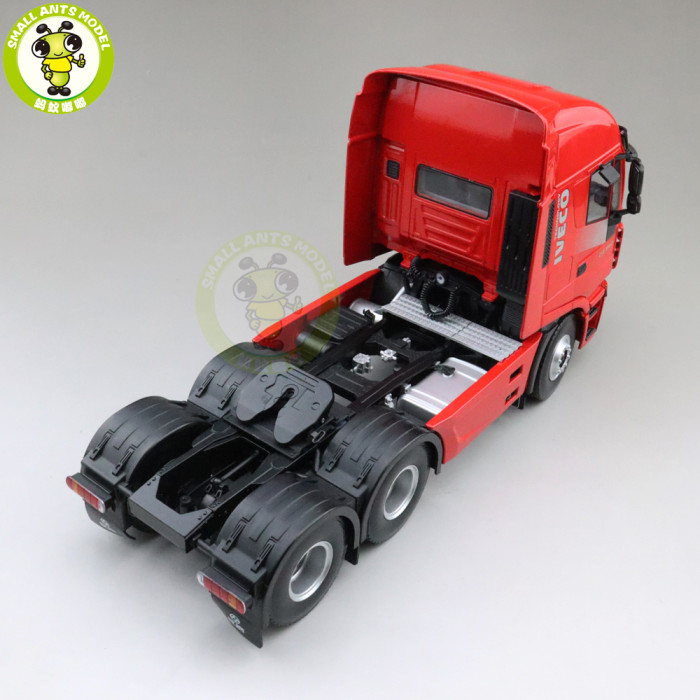 1/24 SAIC HONGYAN GENLVON C500 560 Tractor Trailer Truck Diecast Model Car Boys Man Gifts