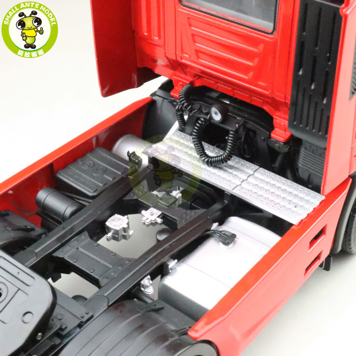1/24 SAIC HONGYAN GENLVON C500 560 Tractor Trailer Truck Diecast Model Car Boys Man Gifts