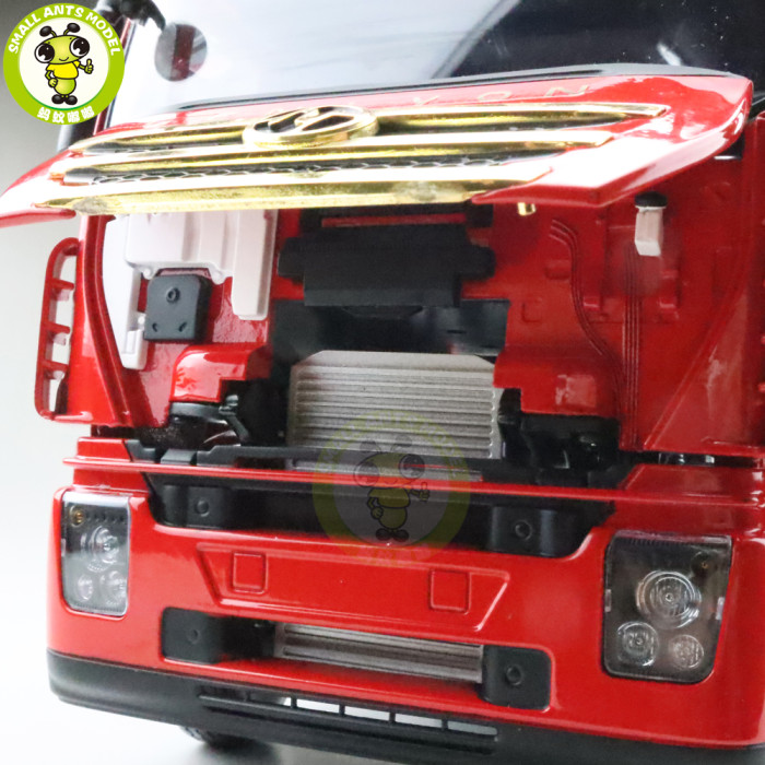 1/24 SAIC HONGYAN GENLVON C500 560 Tractor Trailer Truck Diecast Model Car Boys Man Gifts