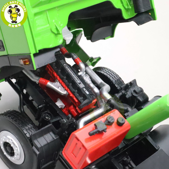 1/24 FOTON AUMAN GTL Muck Transport Vehicle Truck Diecast Model Car Green