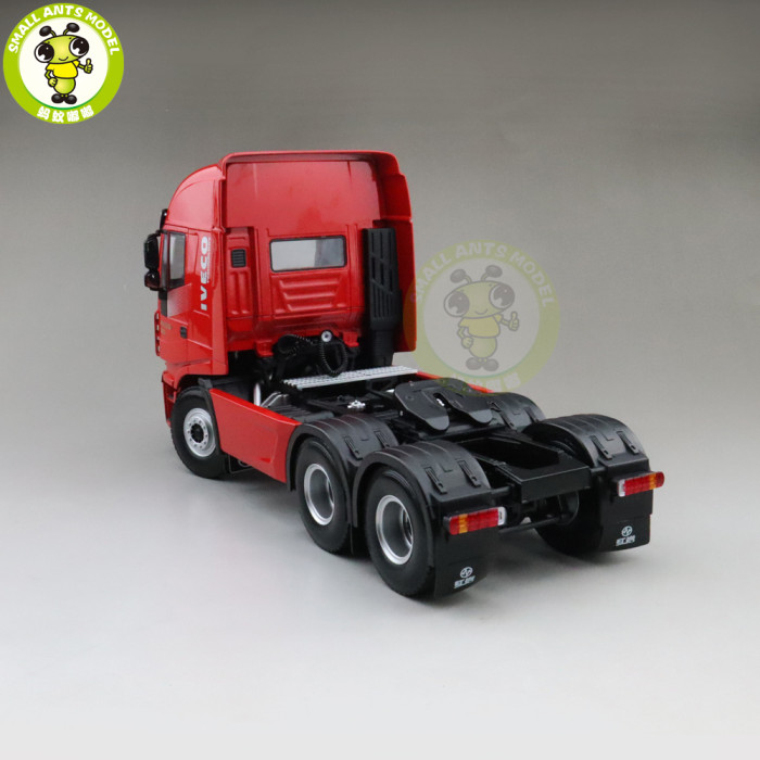 1/24 SAIC HONGYAN GENLVON C500 560 Tractor Trailer Truck Diecast Model Car Boys Man Gifts
