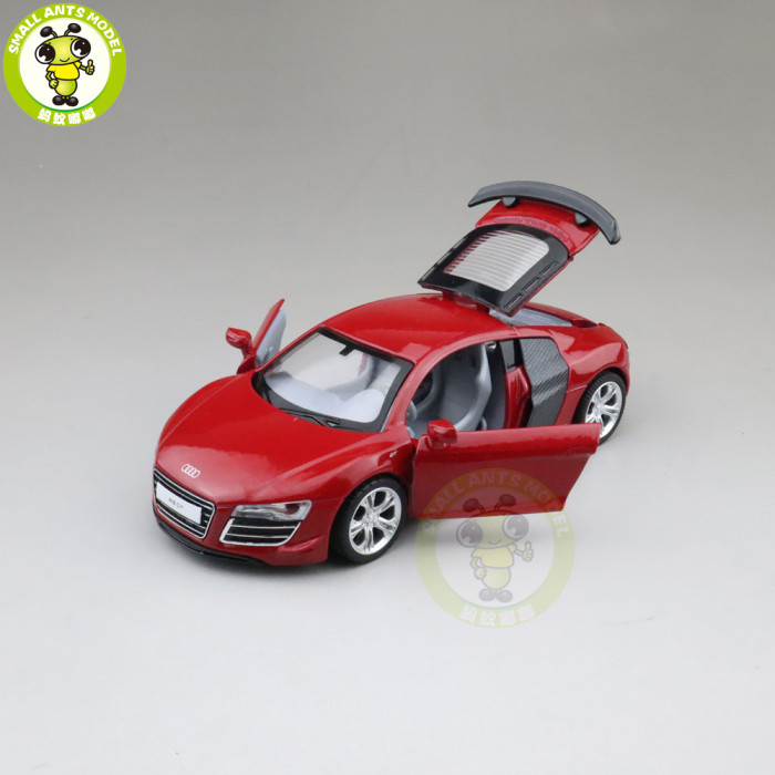 1/32 AUDI R8 GT Light Sound Pull Back Diecast Model Toys Car Boys Kids Gifts