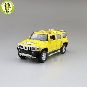 1/32 CAIPO Hummer H3 2007 Diecast Model Toys Car For Kids Pull Back Sound Gifts