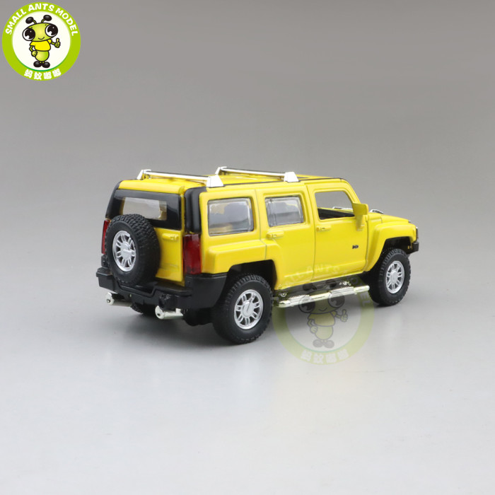 1/32 CAIPO Hummer H3 2007 Diecast Model Toys Car For Kids Pull Back Sound Gifts