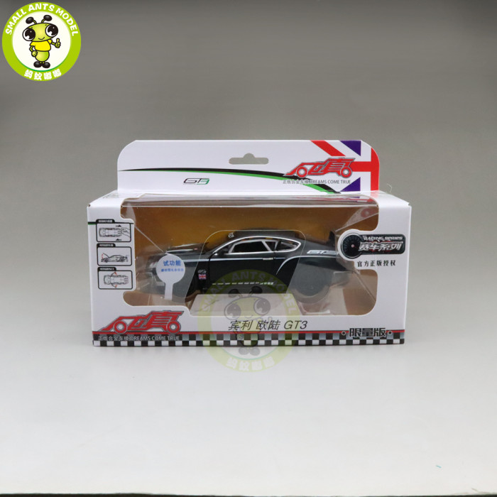 1/32 Bentley Continental GT3 Racing SERIES Diecast Car Model Toys For Kids Gifts