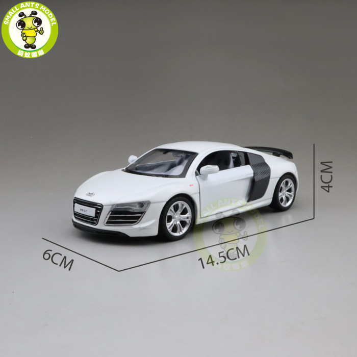 1/32 AUDI R8 GT Light Sound Pull Back Diecast Model Toys Car Boys Kids Gifts