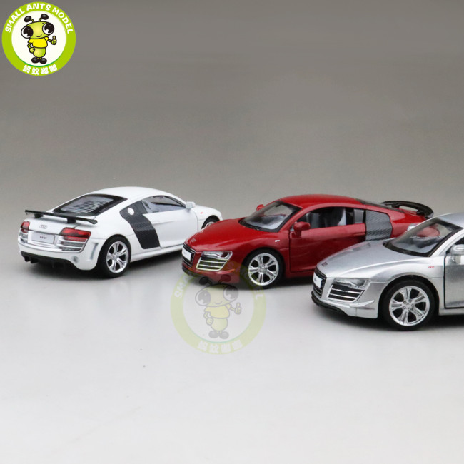 1/32 AUDI R8 GT Light Sound Pull Back Diecast Model Toys Car Boys Kids Gifts