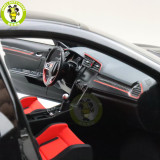 1/18 LCD Honda Civic Type-R Type R Diecast Metal Model Car Toys Boys Girls Gifts