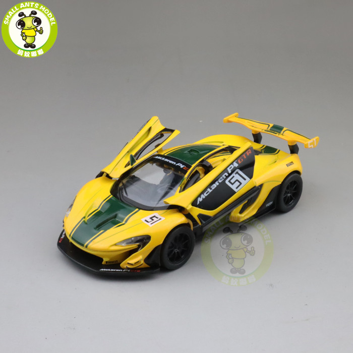 1/32 CAIPO MCLAREN P1 GTR 2014 Racing Series Diecast Model CAR Toys for kids children Pull Back Sound Lighting gifts