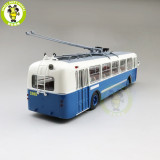 1/43 Classic Ziu-5 Soviet Union Russia Trolleybus City bus Diecast model Car Bus toys kids gifts