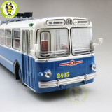1/43 Classic Ziu-5 Soviet Union Russia Trolleybus City bus Diecast model Car Bus toys kids gifts