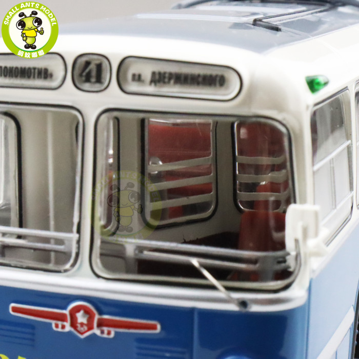 1/43 Classic Ziu-5 Soviet Union Russia Trolleybus City bus Diecast model Car Bus toys kids gifts