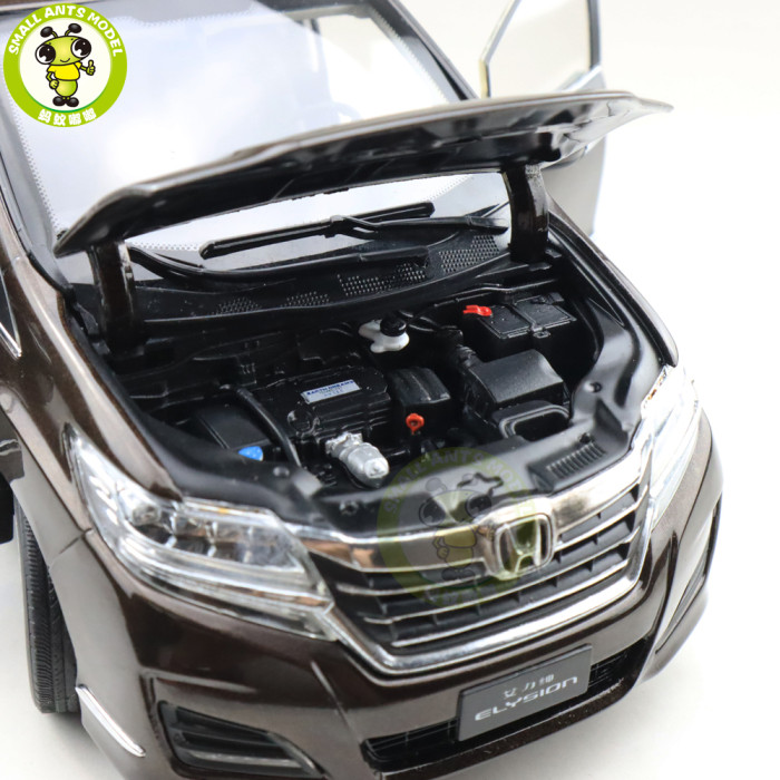1/18 Honda MPV ELYSION Commercial vehicle Diecast Metal MPV Car SUV Model Toys Boys Girls Gifts