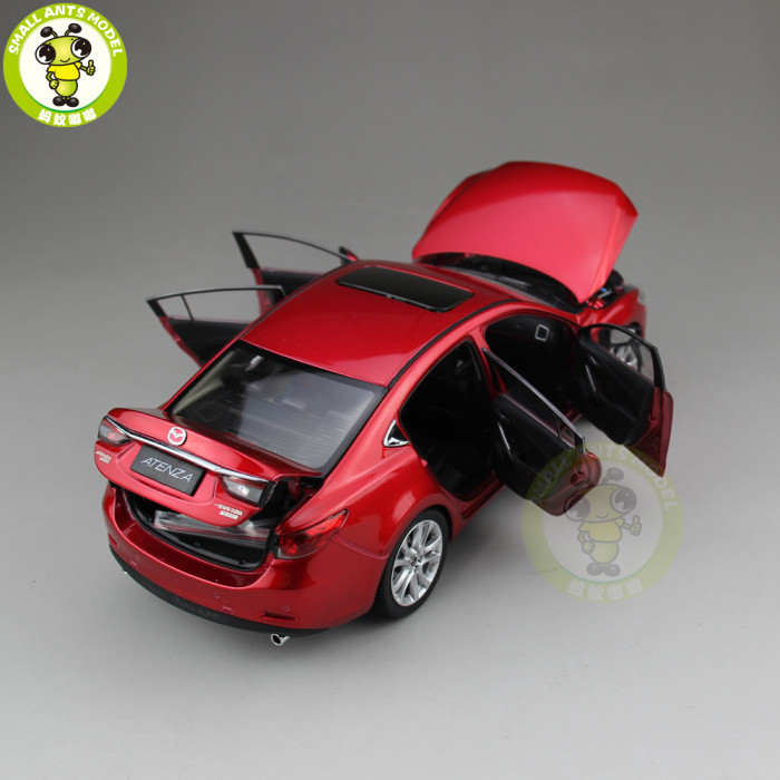 1/18 Mazda 6 ATENZA Diecast Car Model Toy for kids Boy Girl Gift Collection White