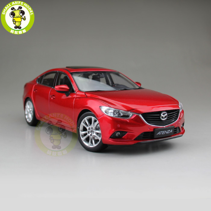 1/18 Mazda 6 ATENZA Diecast Car Model Toy for kids Boy Girl Gift Collection White
