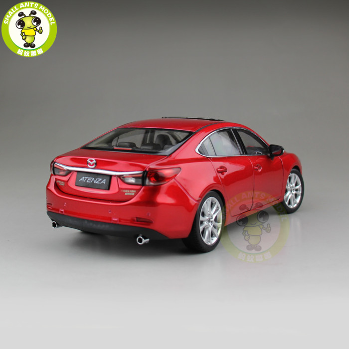 1/18 Mazda 6 ATENZA Diecast Car Model Toy for kids Boy Girl Gift Collection White
