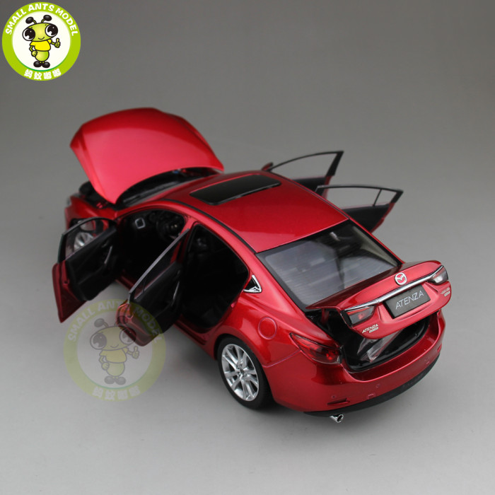1/18 Mazda 6 ATENZA Diecast Car Model Toy for kids Boy Girl Gift Collection White