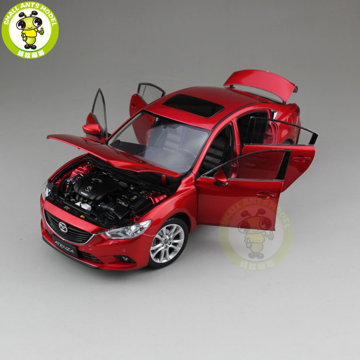 1/18 Mazda 6 ATENZA Diecast Car Model Toy for kids Boy Girl Gift Collection White