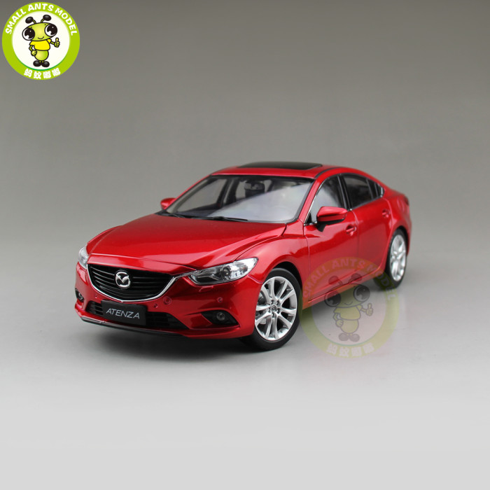 1/18 Mazda 6 ATENZA Diecast Car Model Toy for kids Boy Girl Gift Collection White