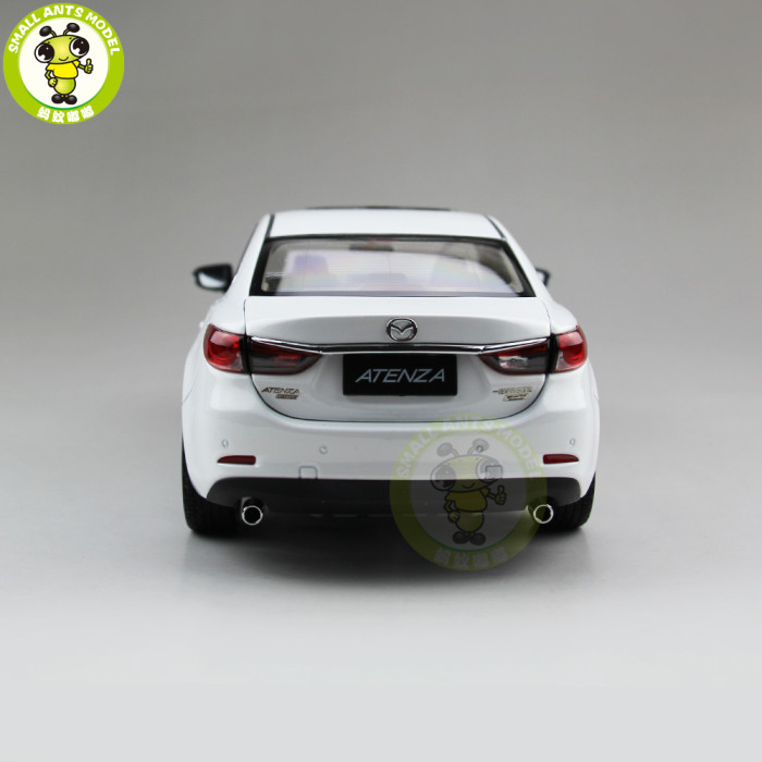 1/18 Mazda 6 ATENZA Diecast Car Model Toy for kids Boy Girl Gift Collection White