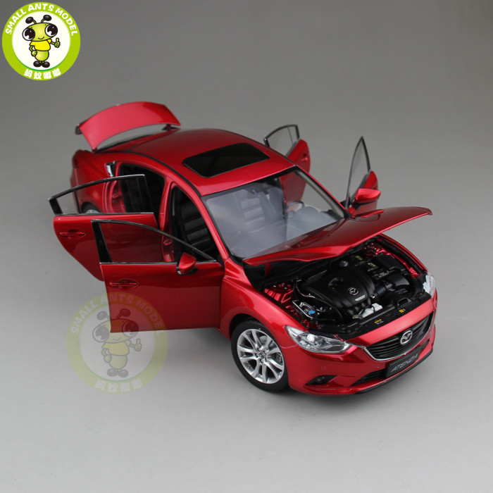 1/18 Mazda 6 ATENZA Diecast Car Model Toy for kids Boy Girl Gift Collection White