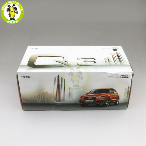 1/18 Audi Q3 SUV Diecast Metal Car SUV Model Toy Girl Kids Boy Gift Collection
