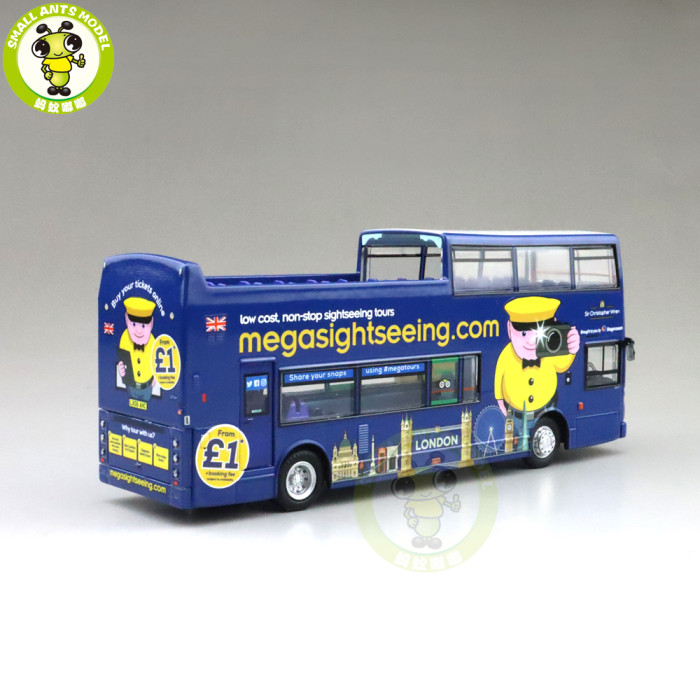 1/76 CMNL UKBUS 1501 Alexander Dennis ALX400 Open Top Diecast Model Bus
