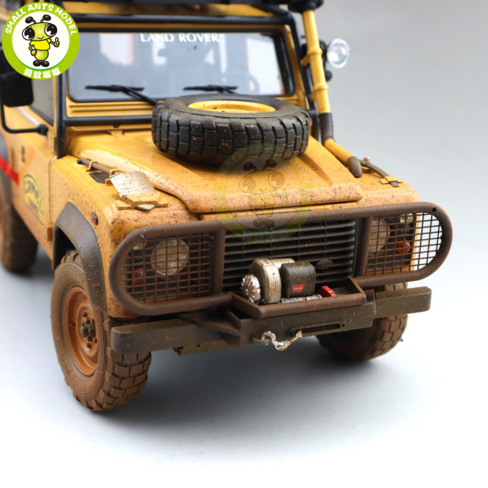 1/18 Almost Real Land Rover Defender 90 Camel Trophy Malaysia Borneo 1985 Diecast Model Car Suv Gifts