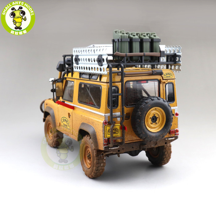 1/18 Almost Real Land Rover Defender 90 Camel Trophy Malaysia Borneo 1985 Diecast Model Car Suv Gifts