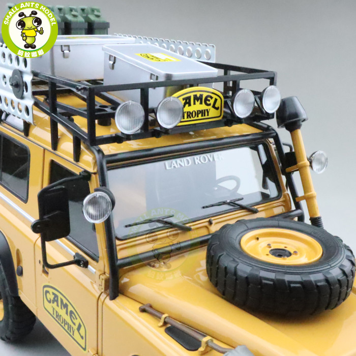 1/18 Almost Real Land Rover Defender 90 Camel Trophy Malaysia Borneo 1985 Diecast Model Car Suv Gifts