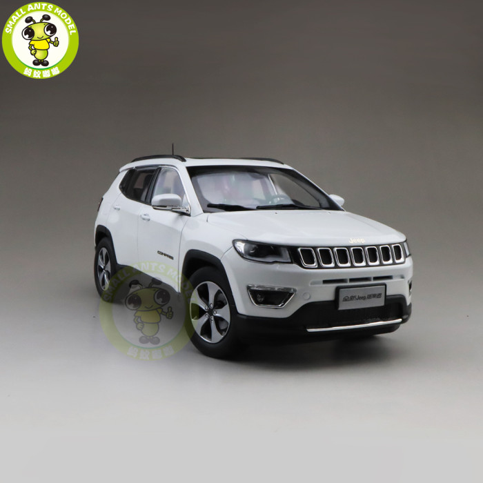 1/18 Jeep Compass Fiat Chrysler Diecast Metal Car Suv Model Collection Gift White