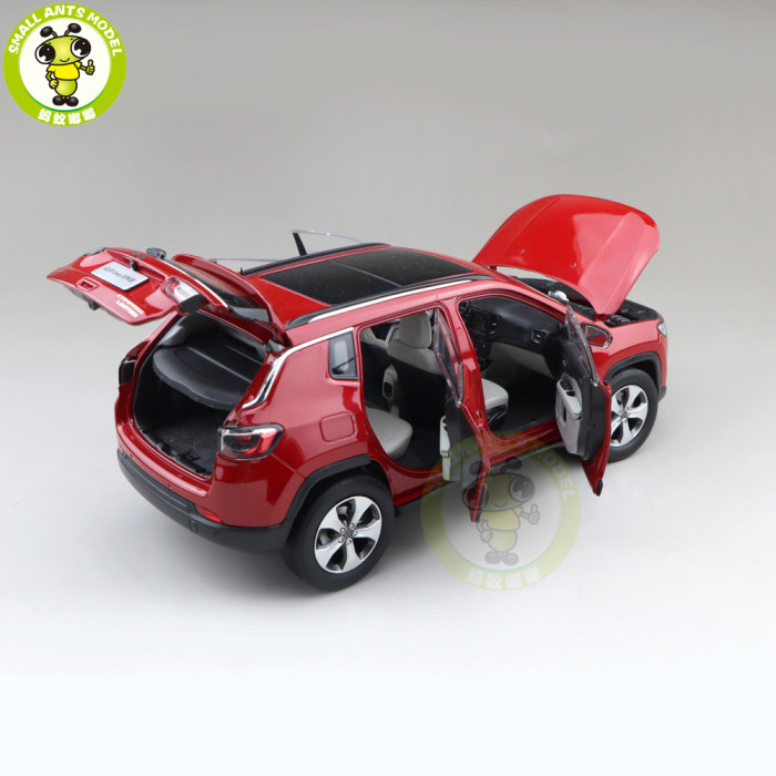 1/18 Jeep Compass Fiat Chrysler Diecast Metal Car Suv Model Collection Gift White
