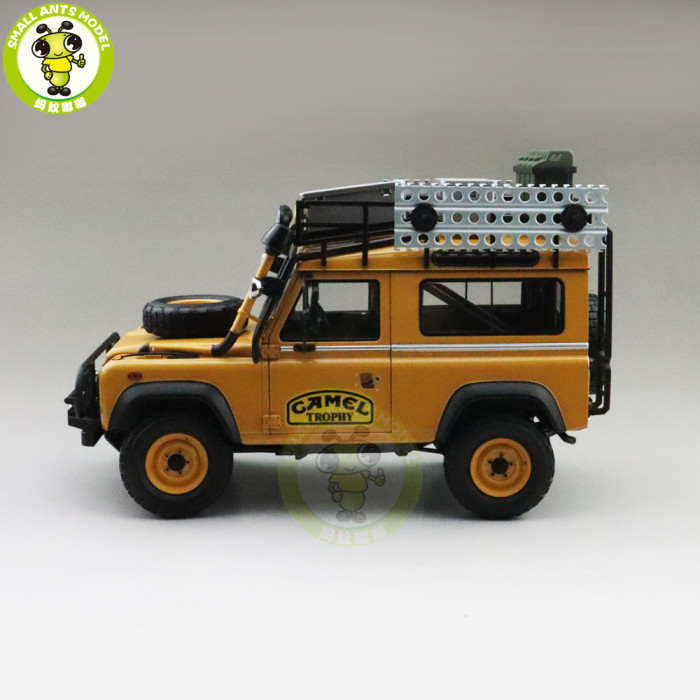 1/18 Almost Real Land Rover Defender 90 Camel Trophy Malaysia Borneo 1985 Diecast Model Car Suv Gifts