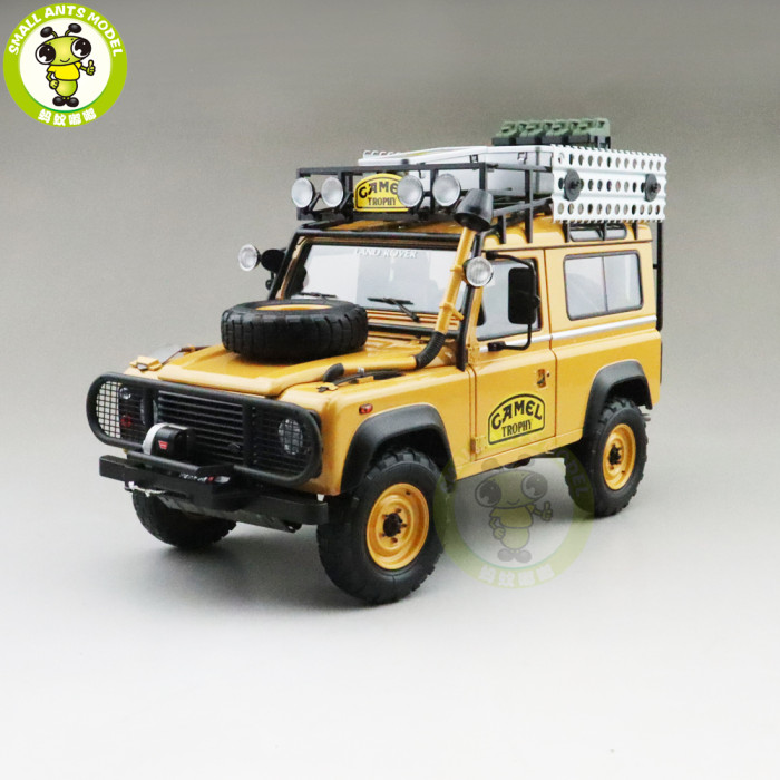 1/18 Almost Real Land Rover Defender 90 Camel Trophy Malaysia Borneo 1985 Diecast Model Car Suv Gifts