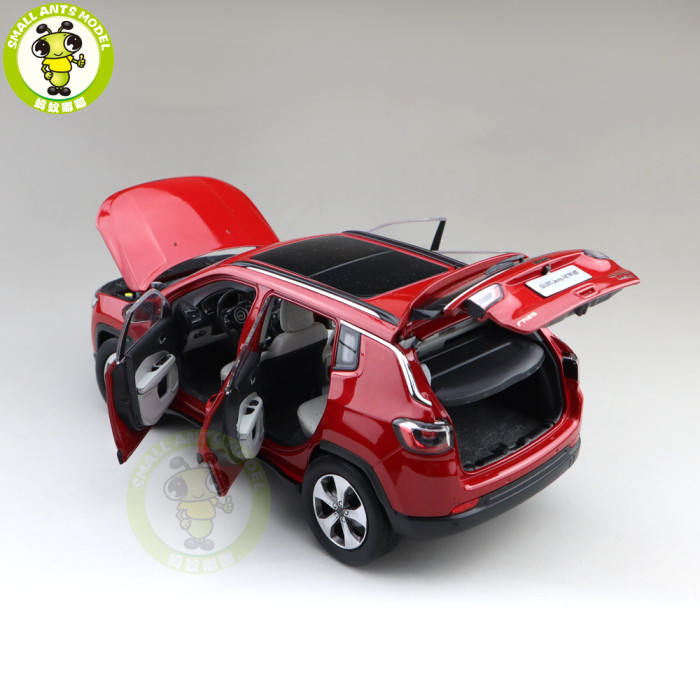 1/18 Jeep Compass Fiat Chrysler Diecast Metal Car Suv Model Collection Gift White