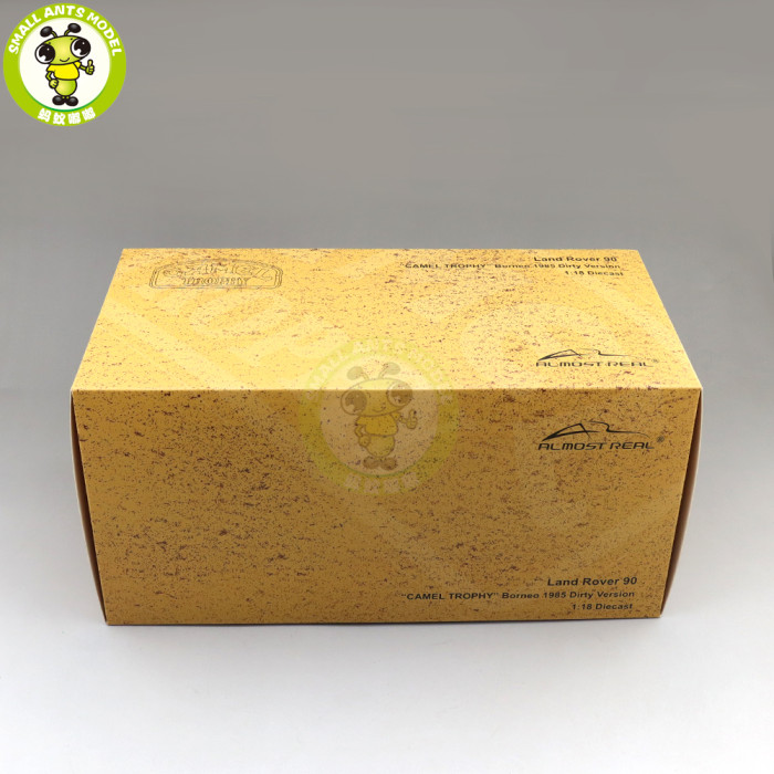 1/18 Almost Real Land Rover Defender 90 Camel Trophy Malaysia Borneo 1985 Diecast Model Car Suv Gifts