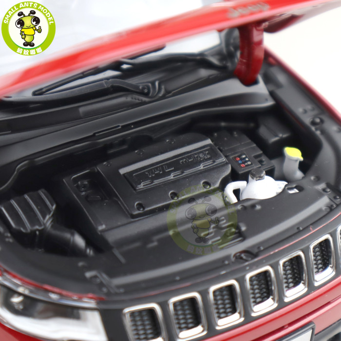 1/18 Jeep Compass Fiat Chrysler Diecast Metal Car Suv Model Collection Gift White