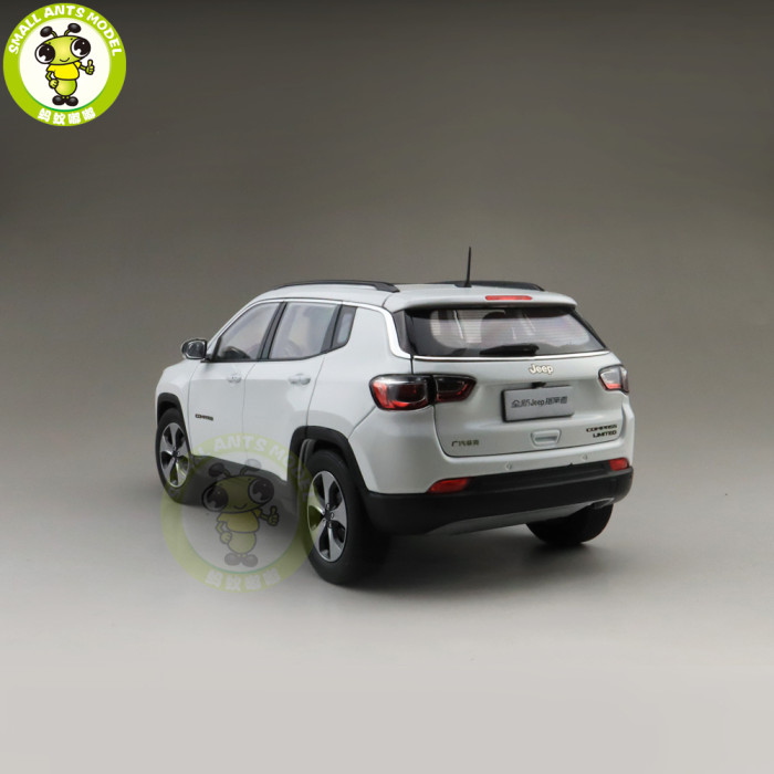 1/18 Jeep Compass Fiat Chrysler Diecast Metal Car Suv Model Collection Gift White